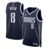 Dallas Mavericks Josh Green 8 Jordan 2022-23 Statement Edition Navy Pelipaidat Swingman - Miesten